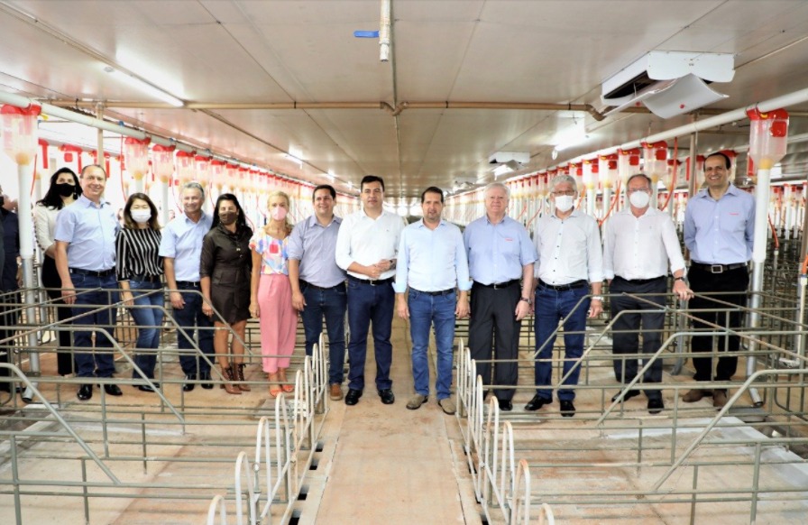 Copacol inaugura unidade de produção de suínos em Jesuítas