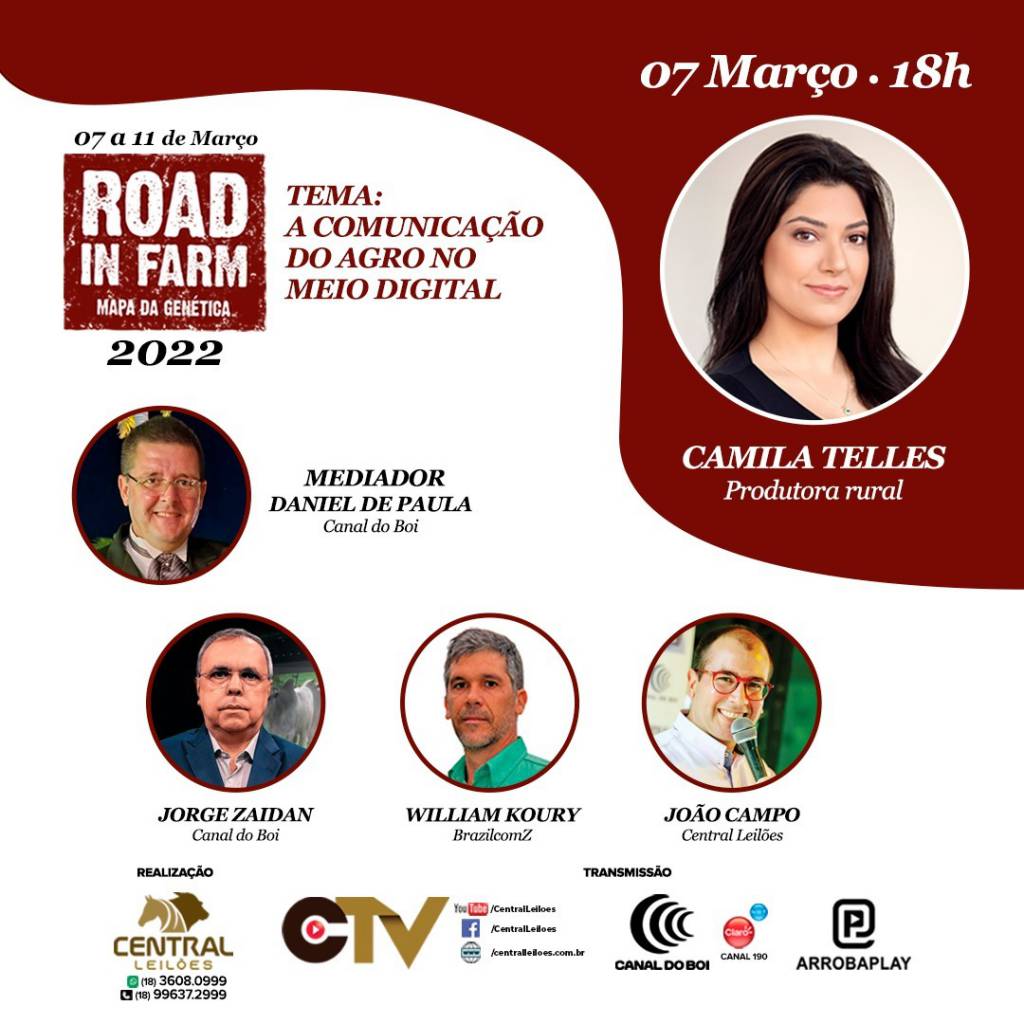 “Road In Farm – Mapa da Genética” começa hoje, no Canal do Boi