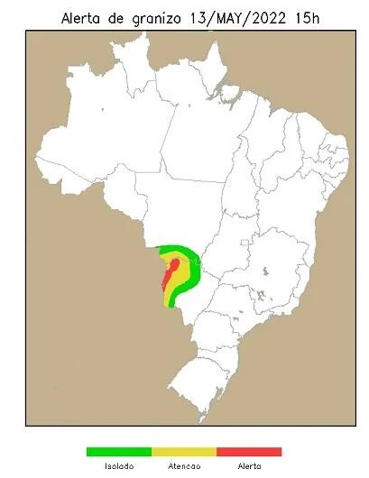 Final de semana será gelado no MS e em São Paulo