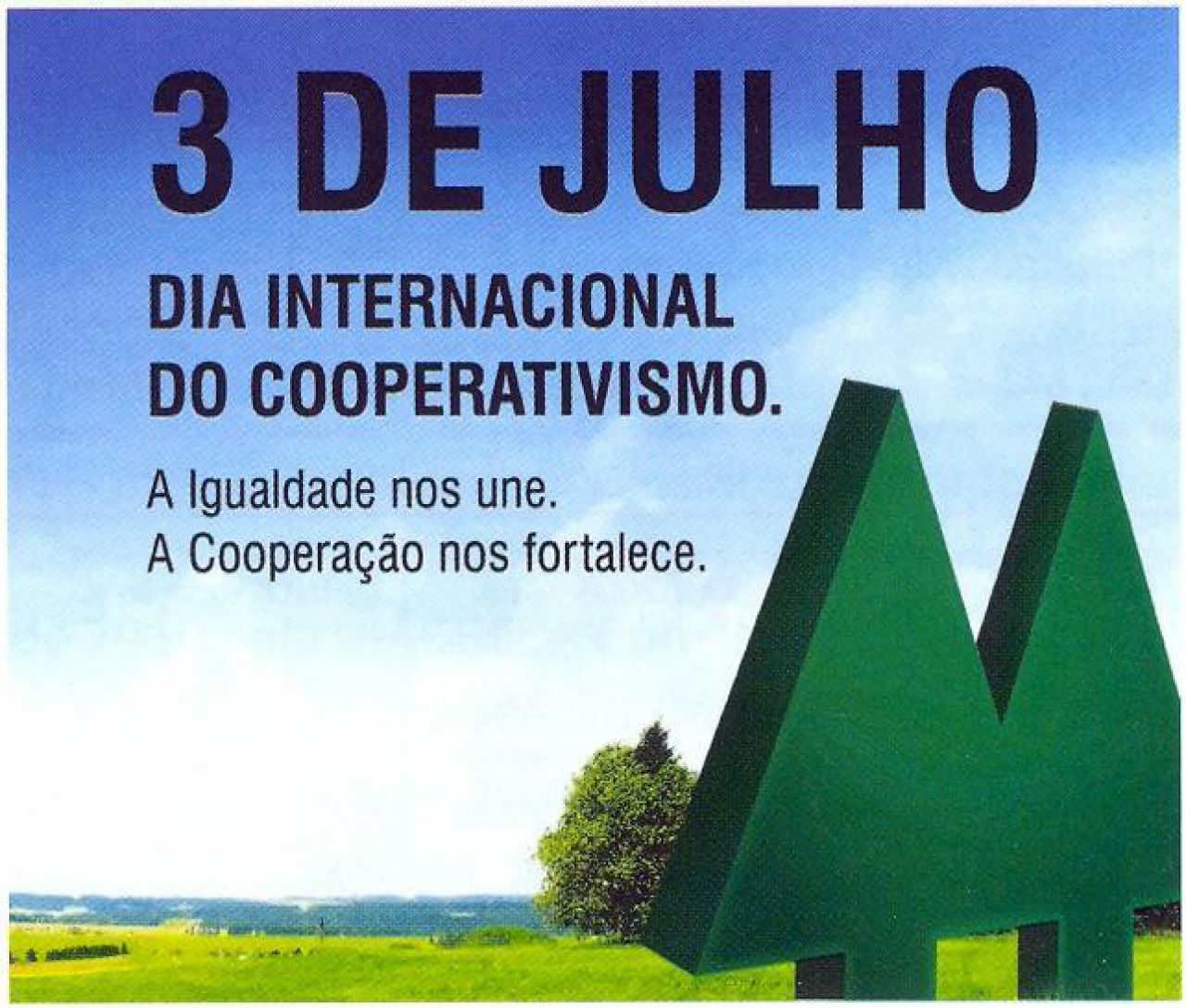 Dia Internacional do Cooperativismo é comemorado neste Sábado