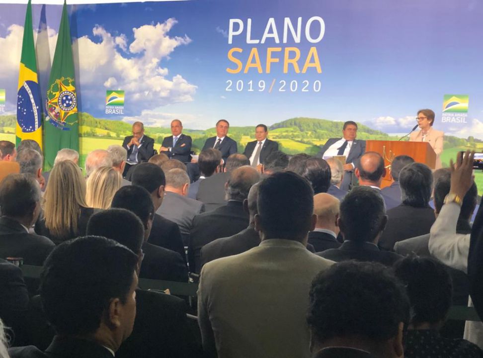 Embrapa destaca aplicativo no lançamento do Plano Safra 2019/20