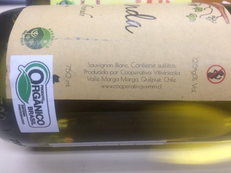 Carga de vinhos orgânicos certificados pelo Sistema Participativo de Garantia chega ao Brasil
