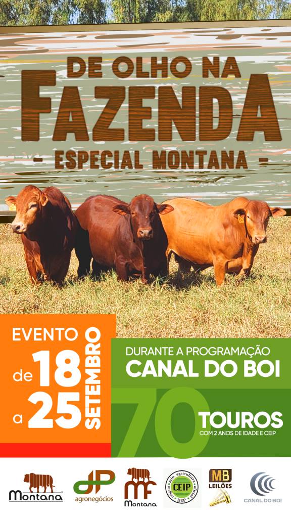 Canal do Boi transmite De Olho na Fazenda Especial Montana