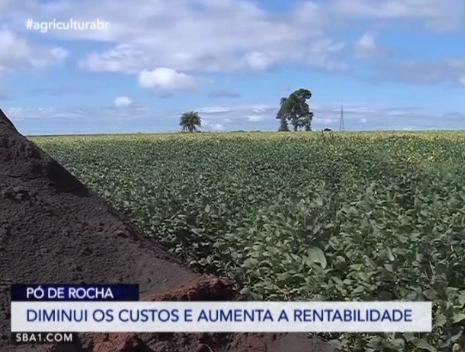 Pó de rocha diminui custos e aumenta rentabilidade 
