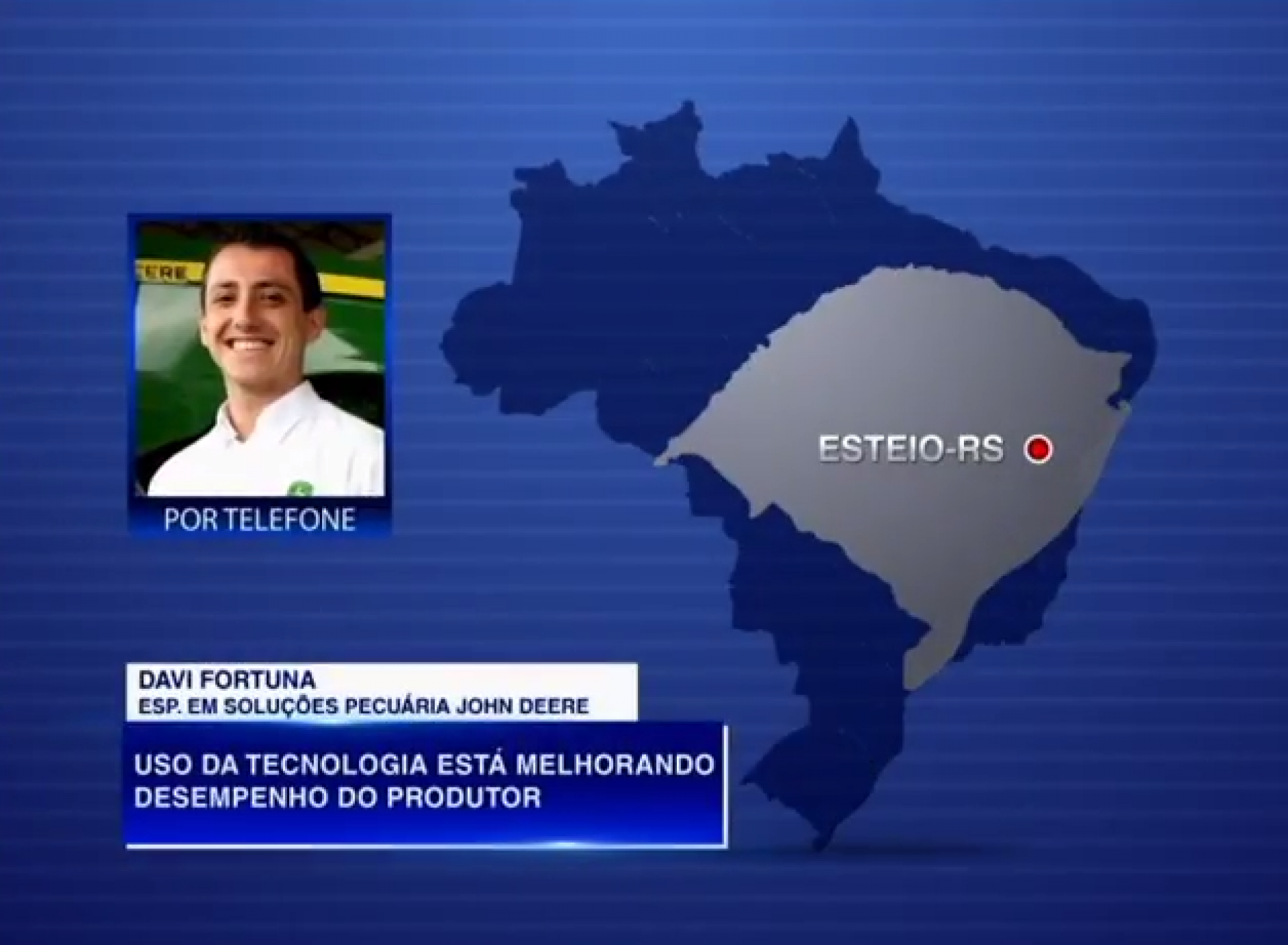 Uso da tecnologia está melhorando desempenho do produtor