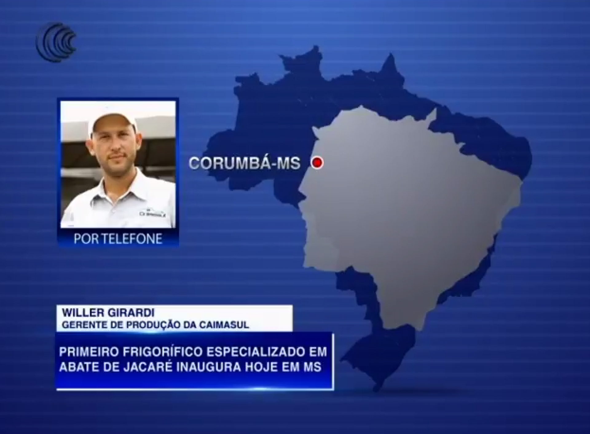 Primeiro frigorífico especializado em abate de jacaré inaugura hoje em MS