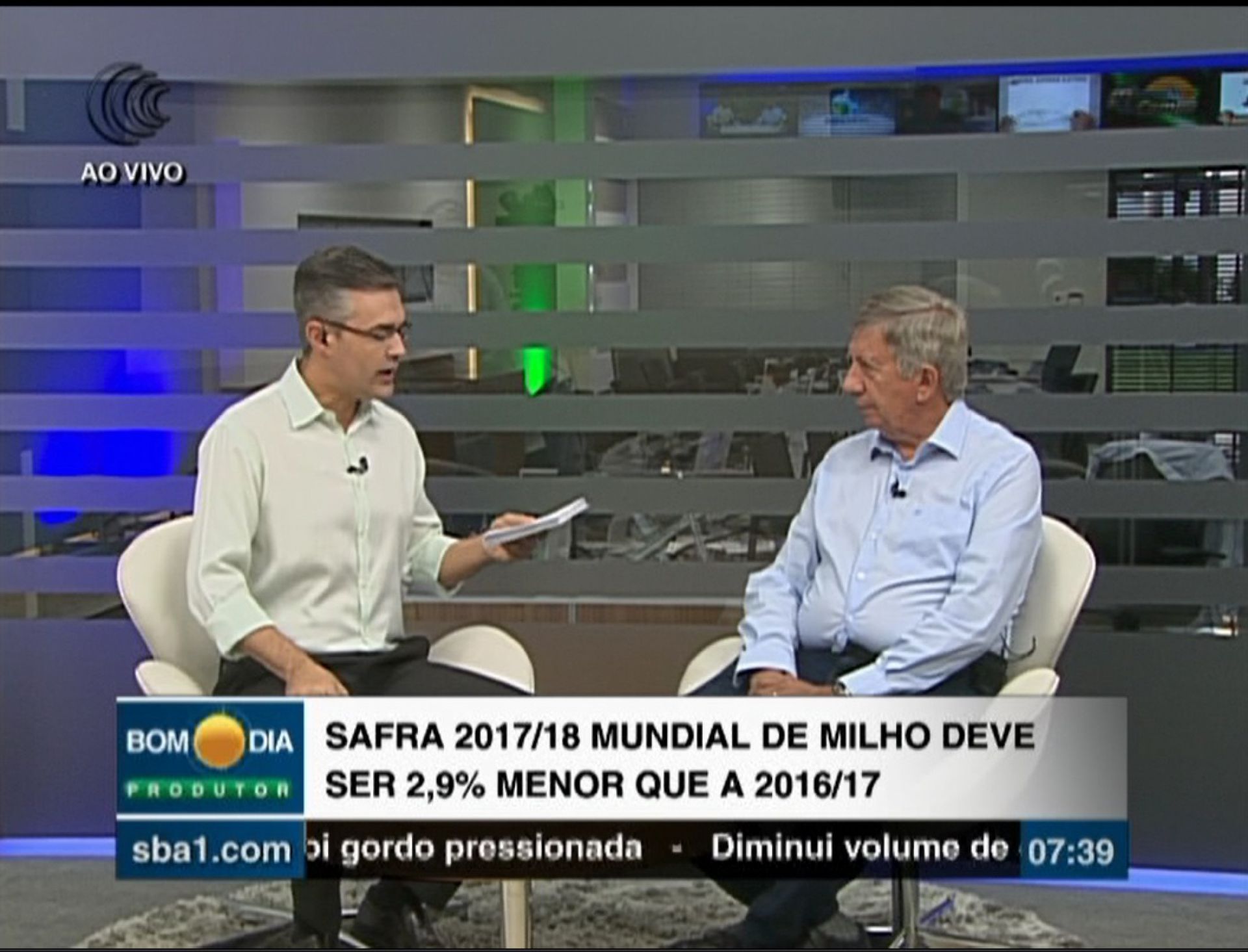 Safra 2017/18 mundial de milho deve ser 2,9% menor que a 2016/17
