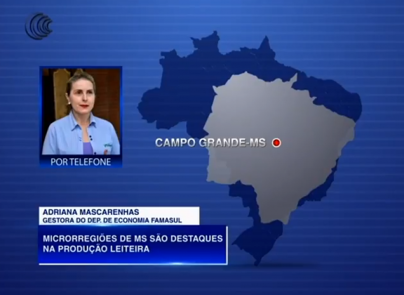 Microrregiões de MS são destaques na produção leiteira