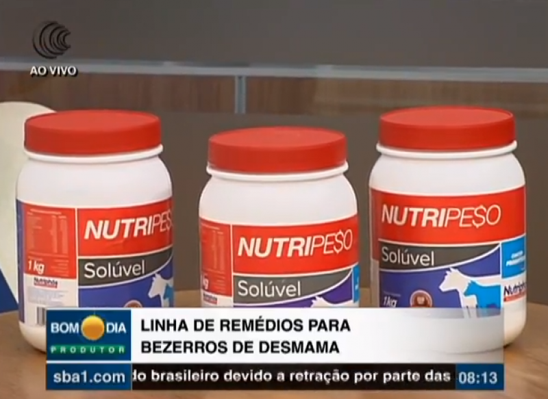 Linha de remédios para bezerros de desmama