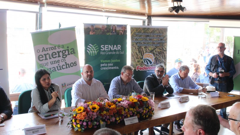 Dia do Arroz marca lançamento da colheita, campanha nacional de consumo e divulgação da safra na Expointer