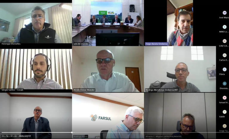 Na sede do Mapa, Câmara Setorial do Arroz debate atual cenário do setor