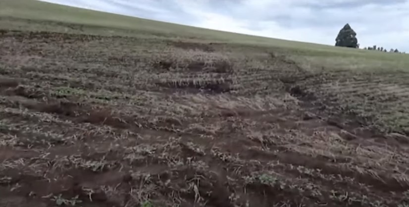 Enxurradas causam erosão nas lavouras do Rio Grande do Sul