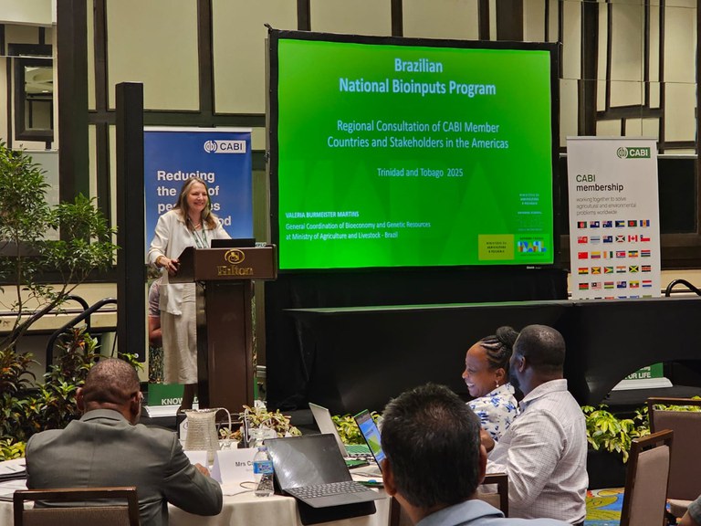 Mapa apresenta Programa Nacional de Bioinsumos em encontro regional do CABI no Caribe