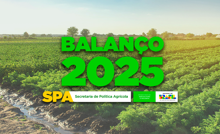 No ano da colheita, políticas de investimento em crédito rural, financiamento privado e comercialização marcaram o 2025 do Mapa