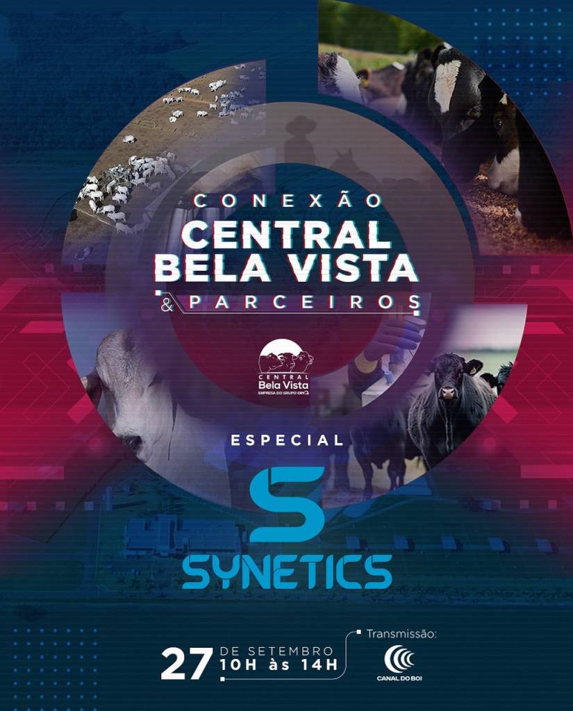 Conexão Central Bela Vista e Synetics hoje no Canal do Boi