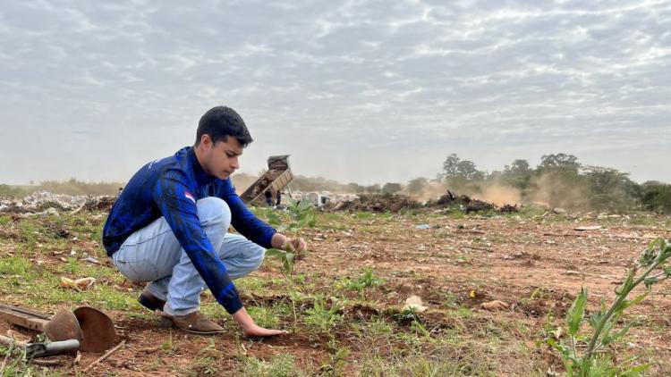 Jovens transformam lixão em floresta urbana com apoio do Senar/MS em Ponta Porã