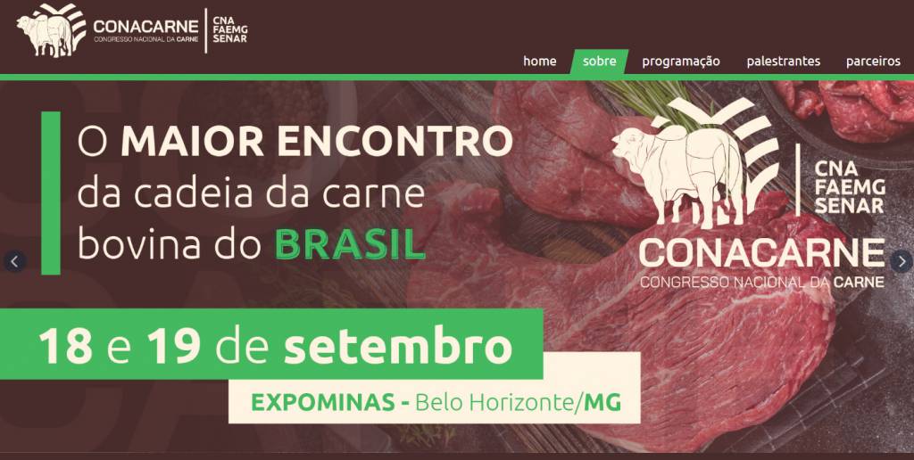 Conacarne 2025 reúne especialistas da cadeia da carne bovina em Belo Horizonte/MG