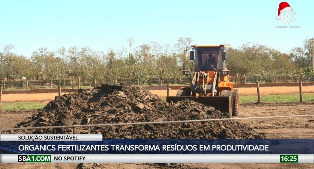 Dejetos bovinos são transformados em fertilizantes de alta qualidade pela Organics