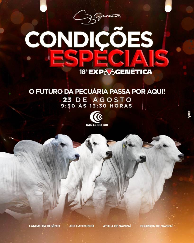 18º Expogenética - CB Genetics hoje no Canal do Boi