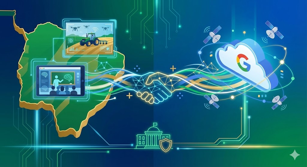 Parceria com o Google vai impulsionar desenvolvimento de IA para o Agro de MS e transformação digital no Estado