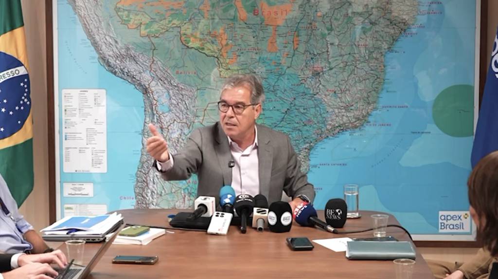 Apex quer tratar com governos locais nos EUA, dependentes de produtos do Brasil, diz Viana