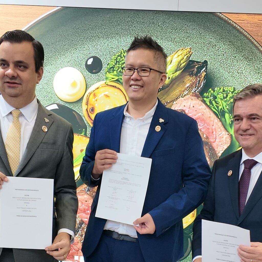 ABPA e Meat Traders Association de Singapura firmam acordo para ampliar cooperação no comércio de proteína animal