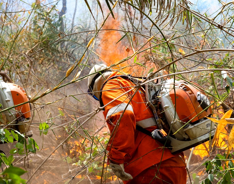 Incêndio na região da Serra do Amolar segue ativo e passa se aproximar de comunidade