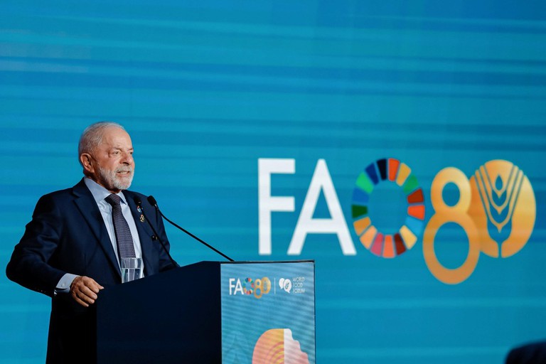 “Um país soberano é um país capaz de alimentar o seu povo”, diz Lula na FAO