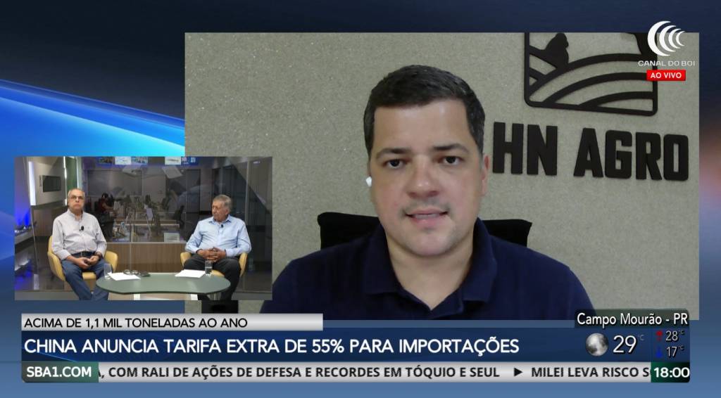 Tarifa extra da China traz incertezas ao mercado do boi gordo no Brasil