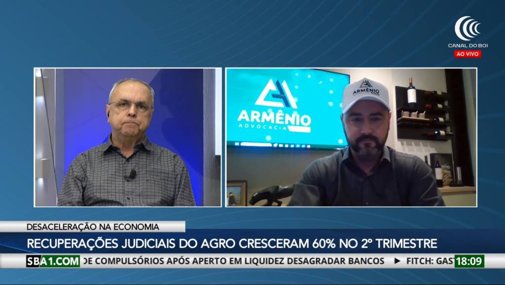 Recuperações judiciais do agro crescem 60% no 2º trimestre