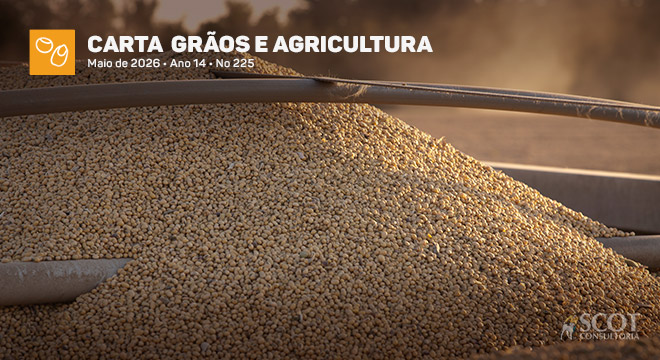 Carta Grãos e Agricultura - Cotação da soja na mínima dos últimos cinco anos