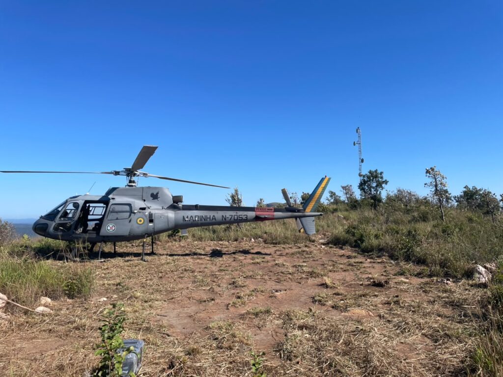 Marinha do Brasil e IHP fazem manutenção em sistema que ajuda a prevenir incêndios no Pantanal