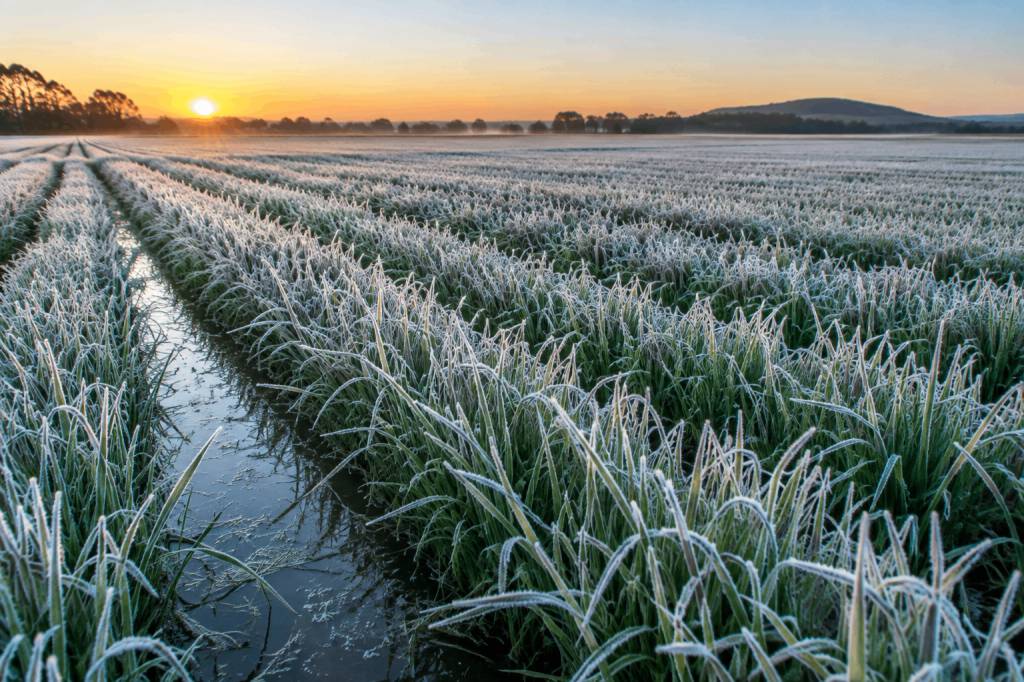Frio e tempo firme predominam no Sul neste domingo, com risco de geada