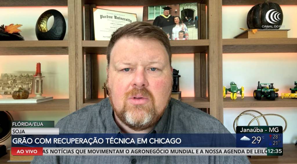 Soja apresenta recuperação em Chicago com atenção ao risco de El Niño