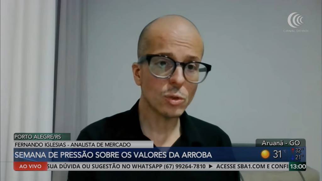 Boi gordo volta a cair e frigoríficos pressionam preços da arroba