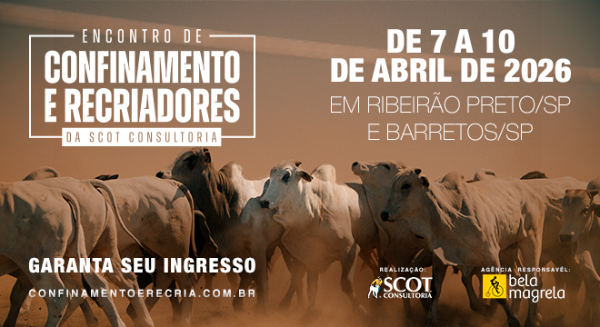 Scot Consultoria realiza Encontro de Confinamento e Recriadores 2026 entre os dias 7 e 10 de abril