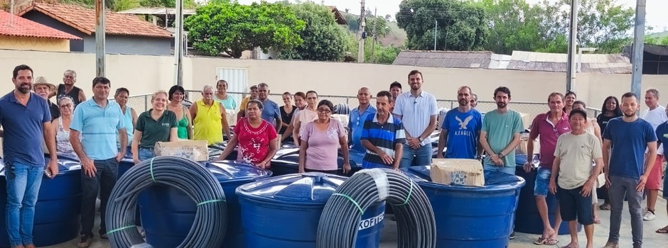 Agricultores de município do Leste de Minas Gerais recebem kits de irrigação