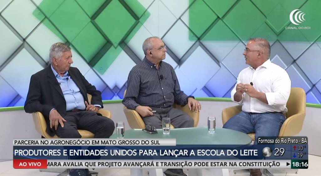 Setor lácteo articula criação da “Escola do Leite” em Mato Grosso do Sul