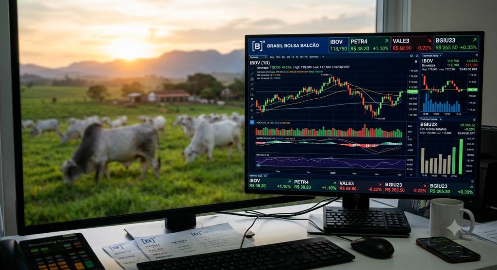 Mercado futuro do boi gordo reage na B3 e movimenta o segundo semestre de 2026