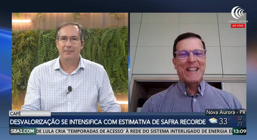 Desvalorização do café se intensifica com estimativa de safra recorde