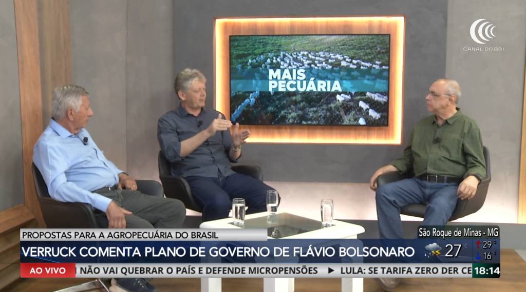 Jaime Verruck comenta plano de governo de Flávio Bolsonaro para o agro brasileiro