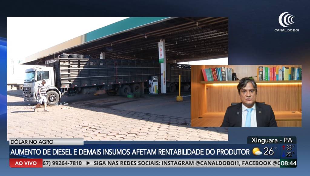 Alta do dólar, diesel e insumos afetam a rentabilidade do produtor