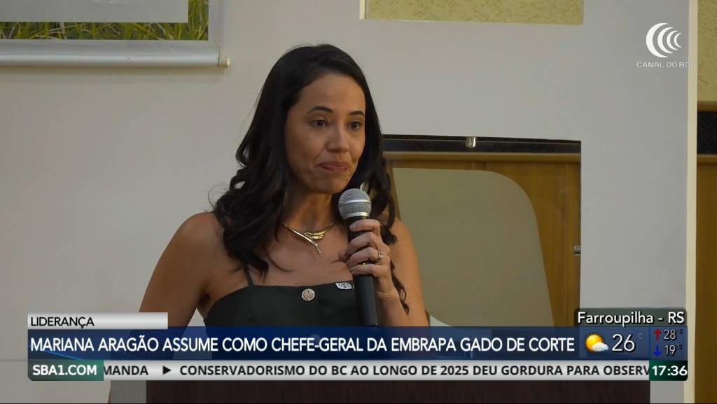Mariana Aragão assume como chefe-geral da Embrapa Gado de Corte
