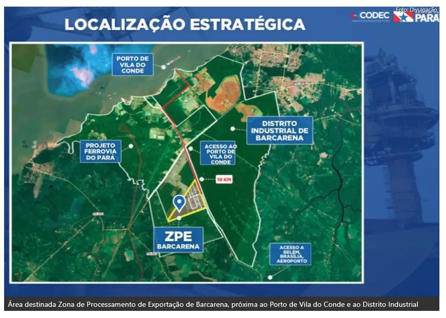 Decreto cria Zona de Processamento de Exportação no Pará