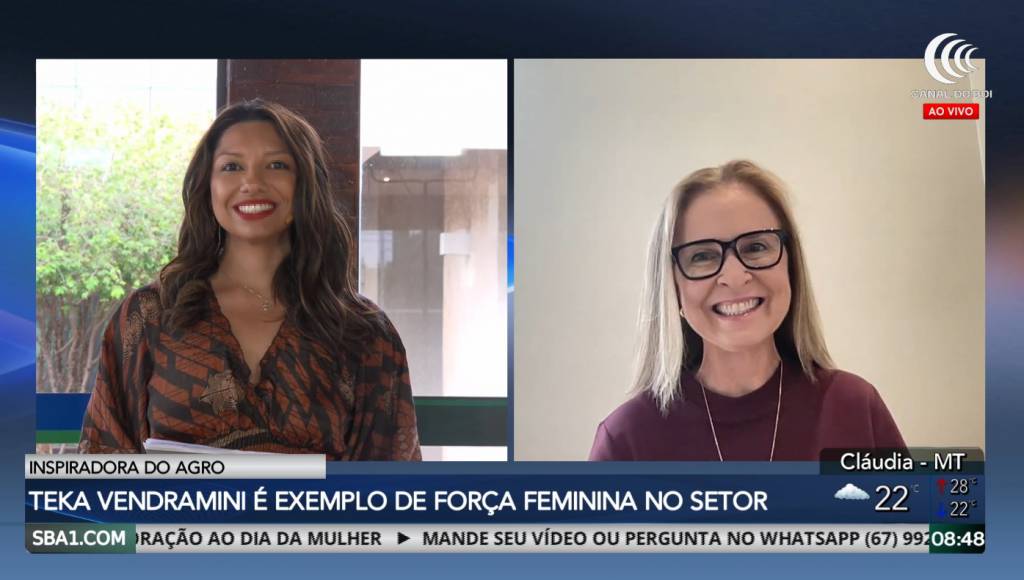 Teka Vendramini é exemplo de força feminina no agronegócio