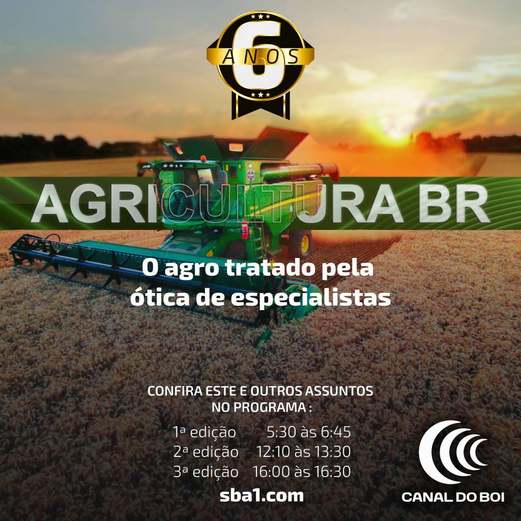 Agricultura BR completa seis anos no Canal do Boi nesta sexta