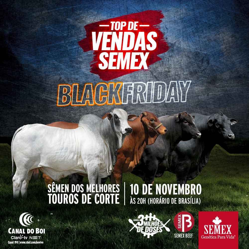 Semex realiza Black Friday com ofertas especiais de doses de sêmen