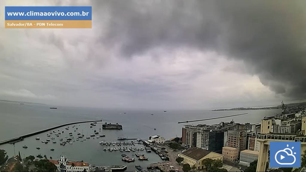 Chuva forte atinge litoral da Bahia; veja acumulados