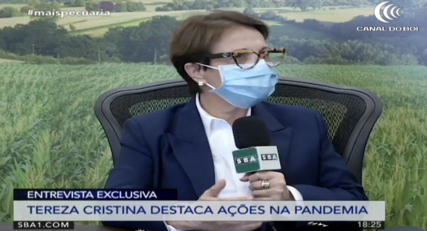 Agro não parou durante a pandemia, diz Ministra da Agricultura