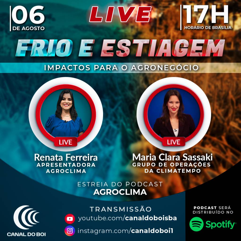 AgroClima estreia como podcast nesta sexta-feira